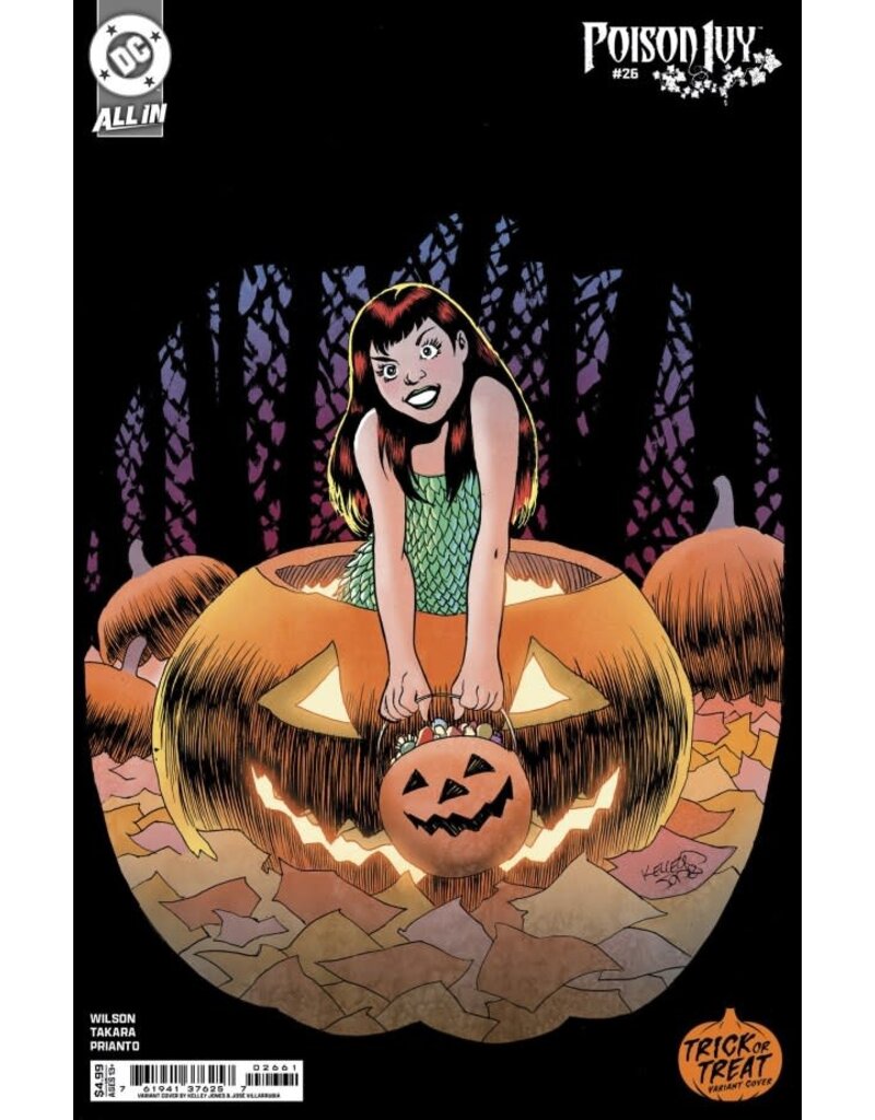 DC COMICS Poison Ivy #26 Cover D Kelley Jones Trick or Treat Card Stock Variant