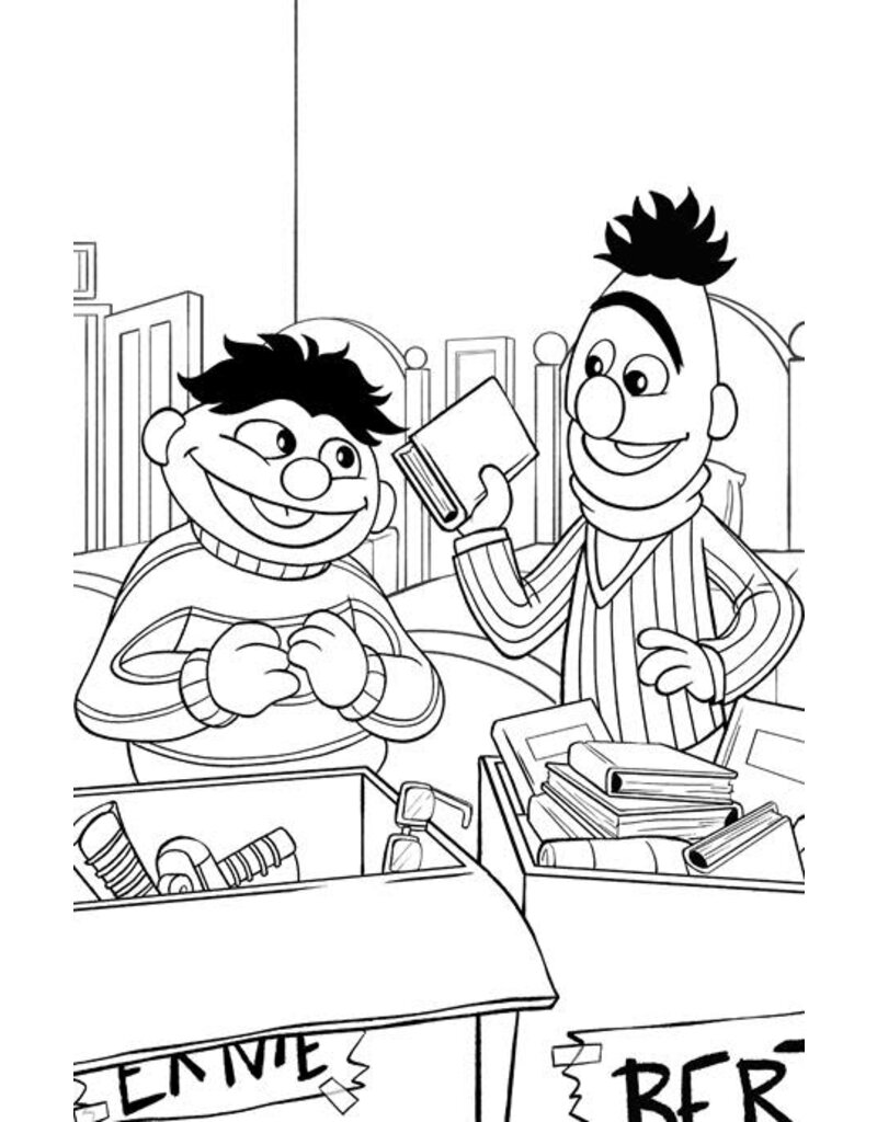 Sesame Street #2 Cover C Beth Hughes Coloring Book Variant