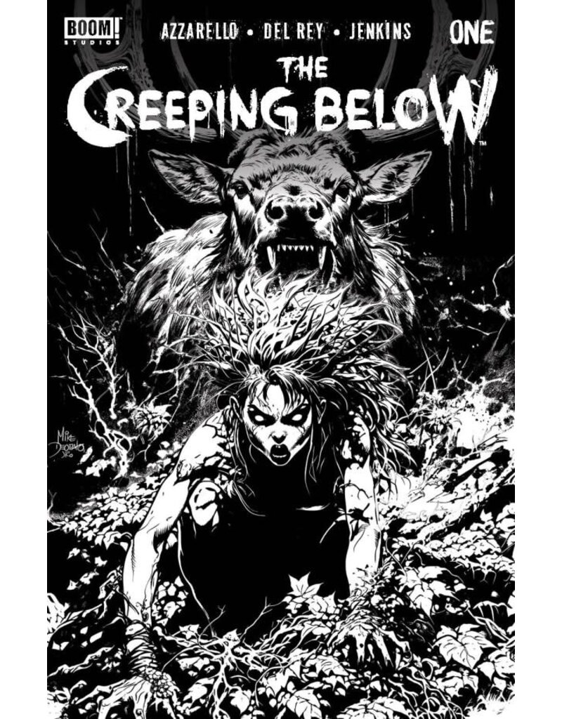 BOOM! STUDIOS The Creeping Below #1 Cover F Mike Deodato Jr. Black & White Variant