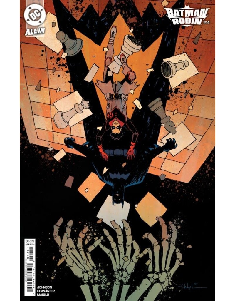 DC COMICS Batman and Robin #14 Cover D Christopher Mitten Card Stock Variant