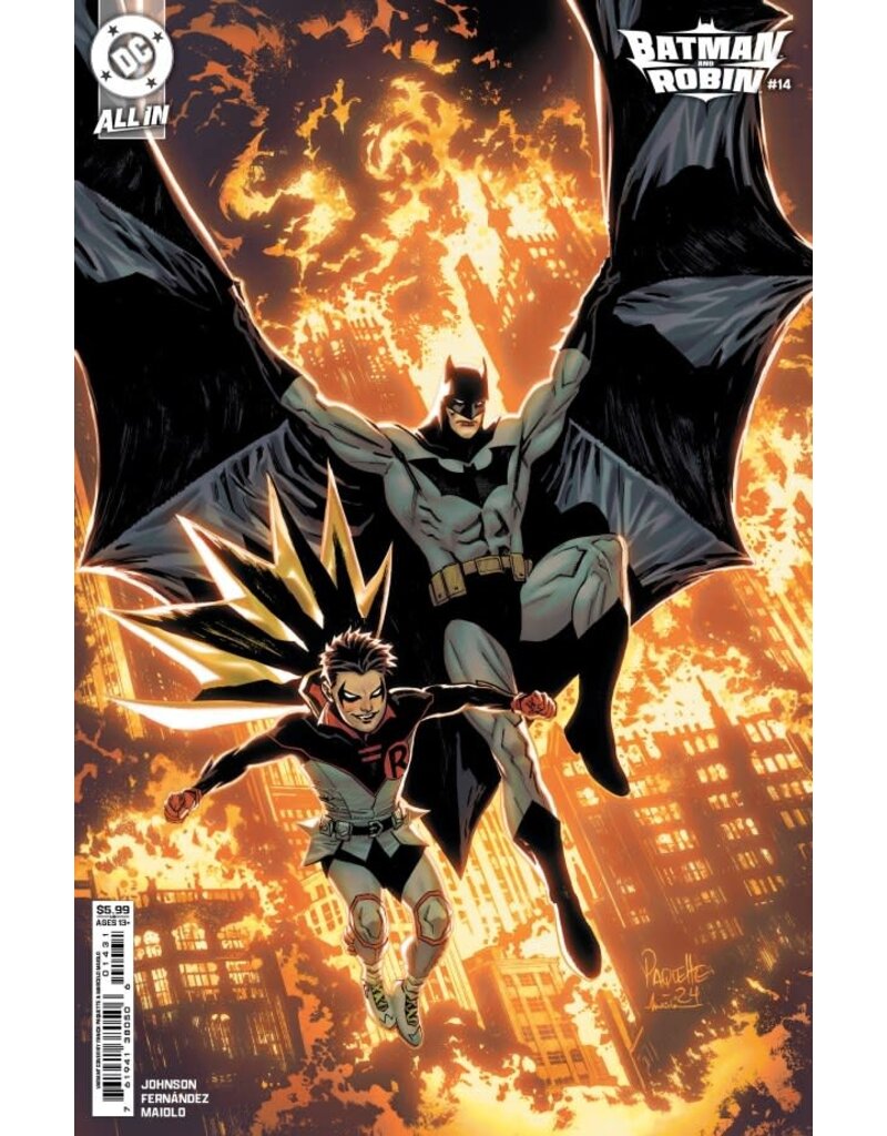 DC COMICS Batman and Robin #14 Cover C Yanick Paquette Card Stock Variant