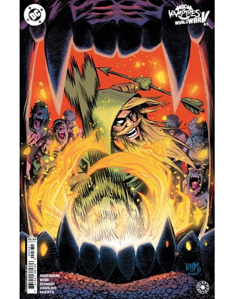DC COMICS DC vs. Vampires: World War V #3 Cover C Daniel Bayliss Card Stock Variant