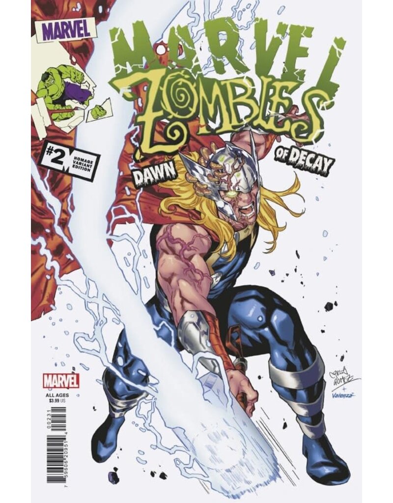 Marvel Comics Marvel Zombies: Dawn of Decay #2 Carlos Gómez Homage Variant