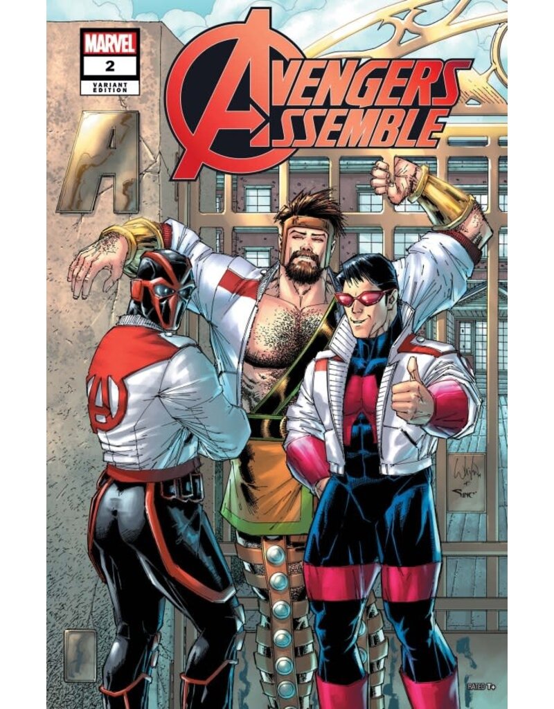 Marvel Comics Avengers Assemble #2 Whilce Portacio Avengers Jacket Variant