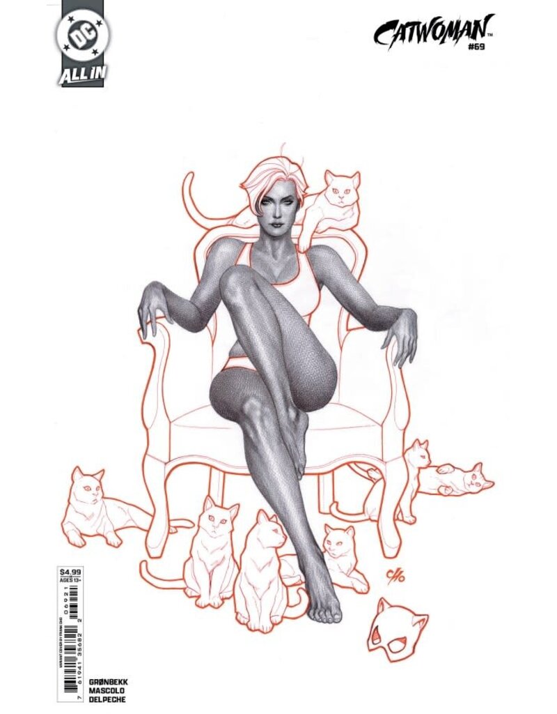 DC COMICS Catwoman #69 Cover B Frank Cho Card Stock Variant