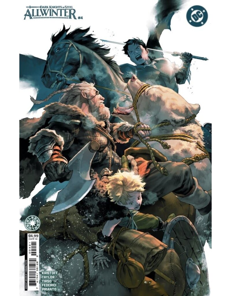 DC COMICS Dark Knights of Steel: Allwinter #4 Cover B Yasmine Putri Card Stock Variant