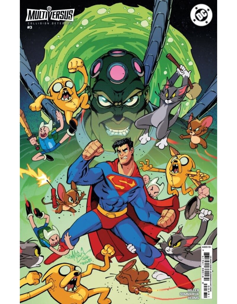 DC COMICS MultiVersus: Collision Detected #3 Cover C 1:25 Jon Sommariva Card Stock Variant