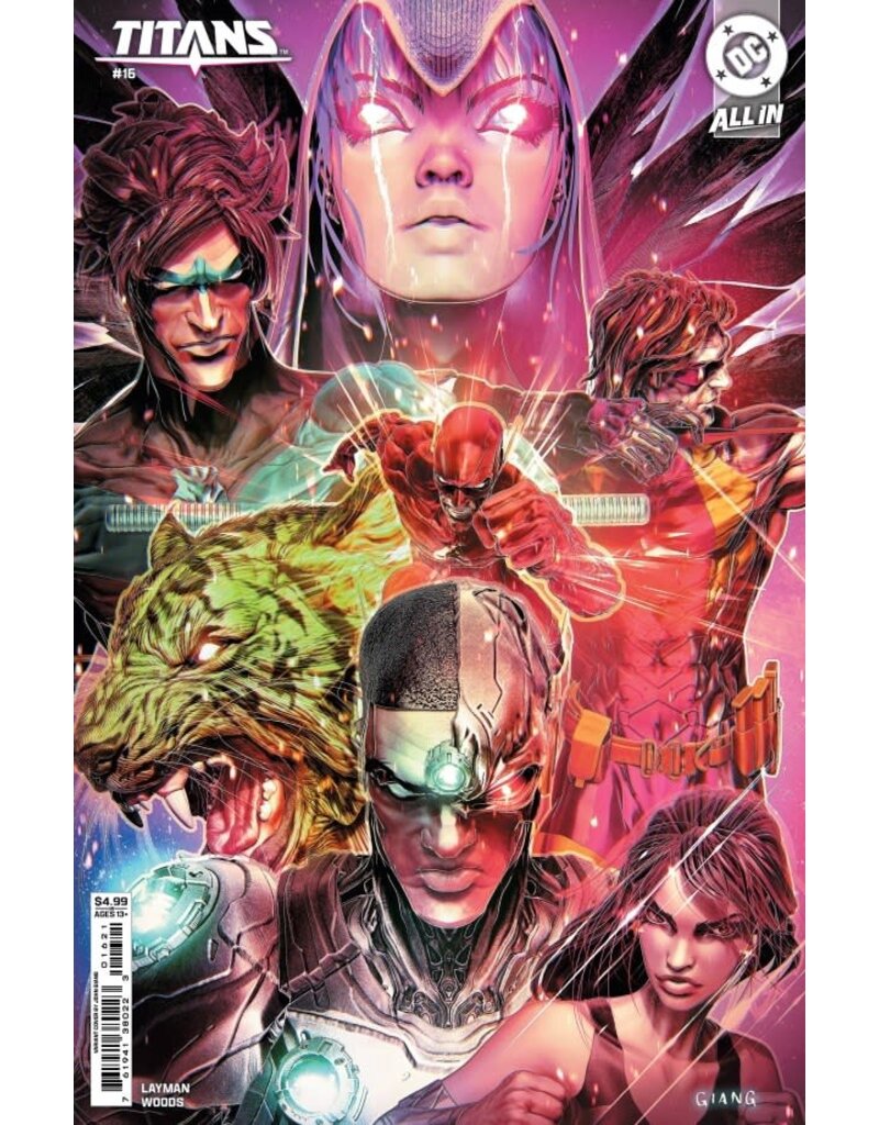 DC COMICS Titans #16 Cover C John Giang Card Stock Variant
