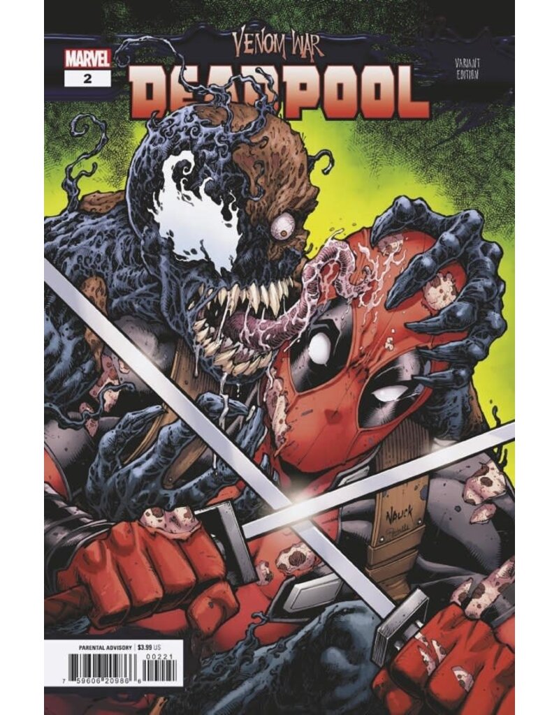 Marvel Comics Venom War: Deadpool #2 Todd Nauck Variant