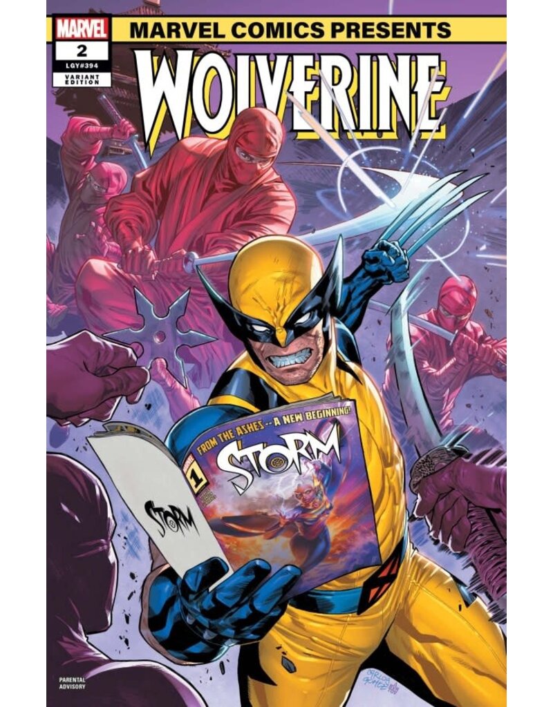 Marvel Comics Wolverine #2 Carlos Gómez Marvel Comics Presents Variant