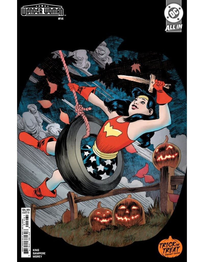 DC COMICS Wonder Woman #14 Cover D Kelley Jones Trick or Treat Card Stock Variant