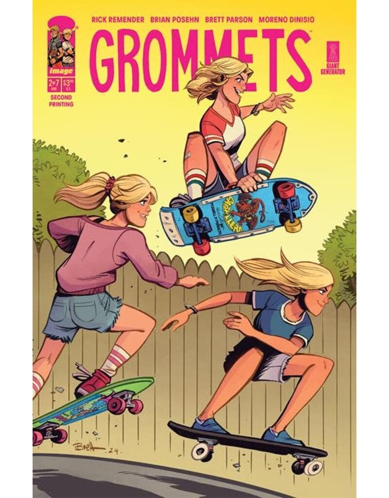 IMAGE COMICS Grommets #2 - 2nd Printing Brett Parson