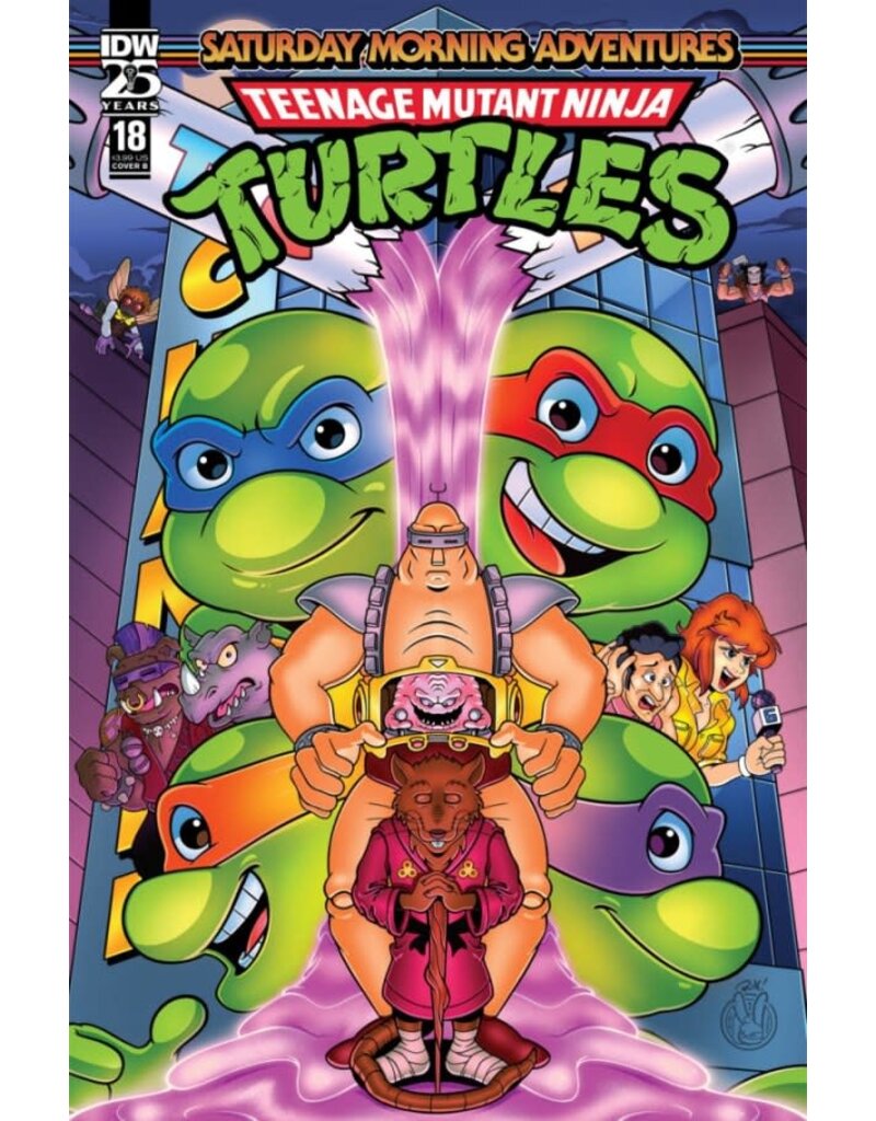 IDW Publishing Teenage Mutant Ninja Turtles: Saturday Morning Adventures #18 Cover B Rik Mack Variant