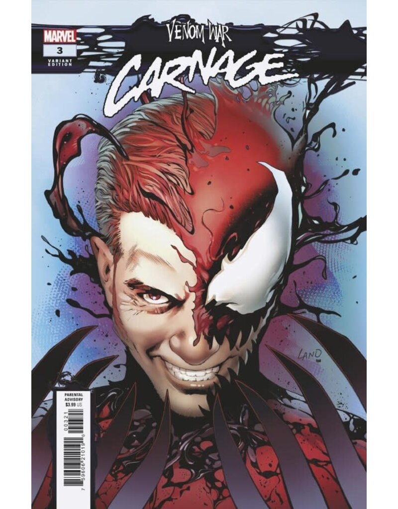 Marvel Comics Venom War: Carnage #3 Greg Land Variant