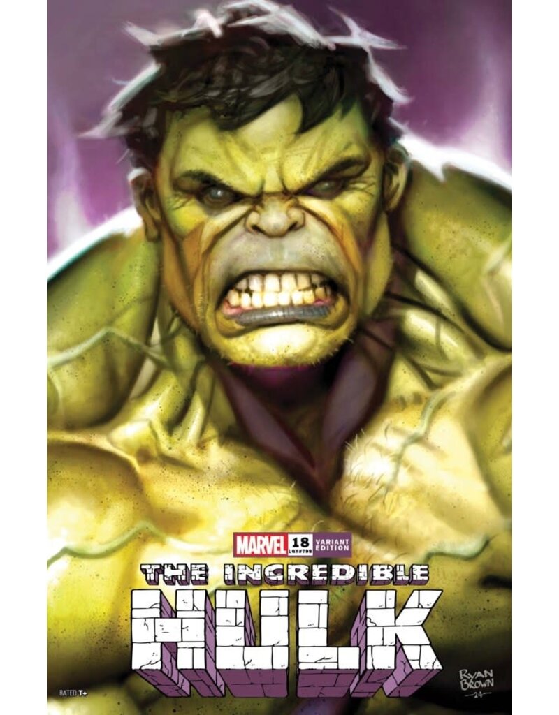 Marvel Comics The Incredible Hulk #18 Ryan Brown Variant