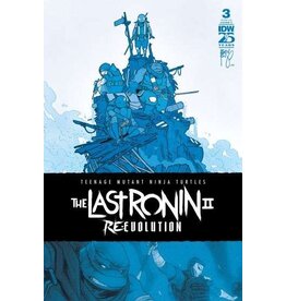 IDW-PRH Teenage Mutant Ninja Turtles: The Last Ronin II - Re-Evolution #3 Cover C Ben Bishop Variant
