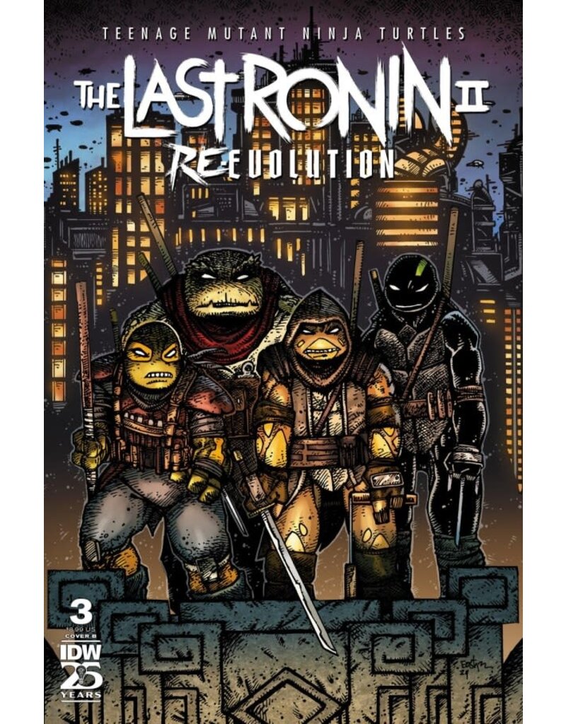 IDW-PRH Teenage Mutant Ninja Turtles: The Last Ronin II - Re-Evolution #3 Cover B Kevin Eastman Variant