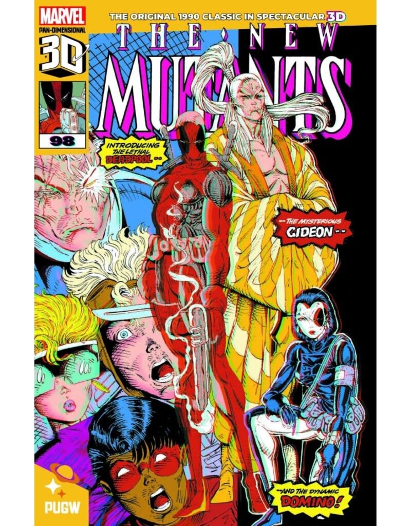 Marvel Comics The New Mutants #98 - Facsimile Edition 2024 Rob Liefeld 3D Variant