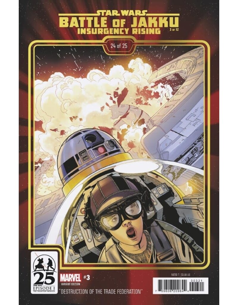 Marvel Comics Star Wars: The Battle of Jakku - Insurgency Rising #3 Chris Sprouse The Phantom Menace 25th Anniversary Variant