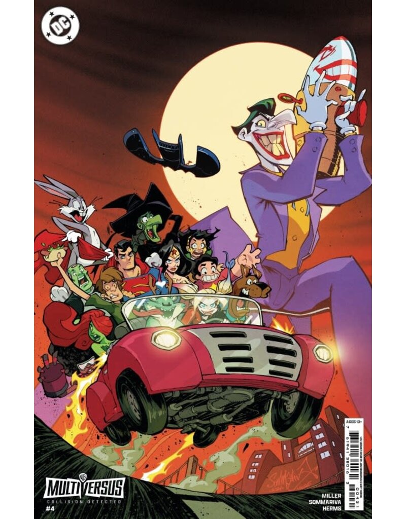 DC COMICS MultiVersus: Collision Detected #4 Cover C 1:25 Jon Sommariva Card Stock Variant