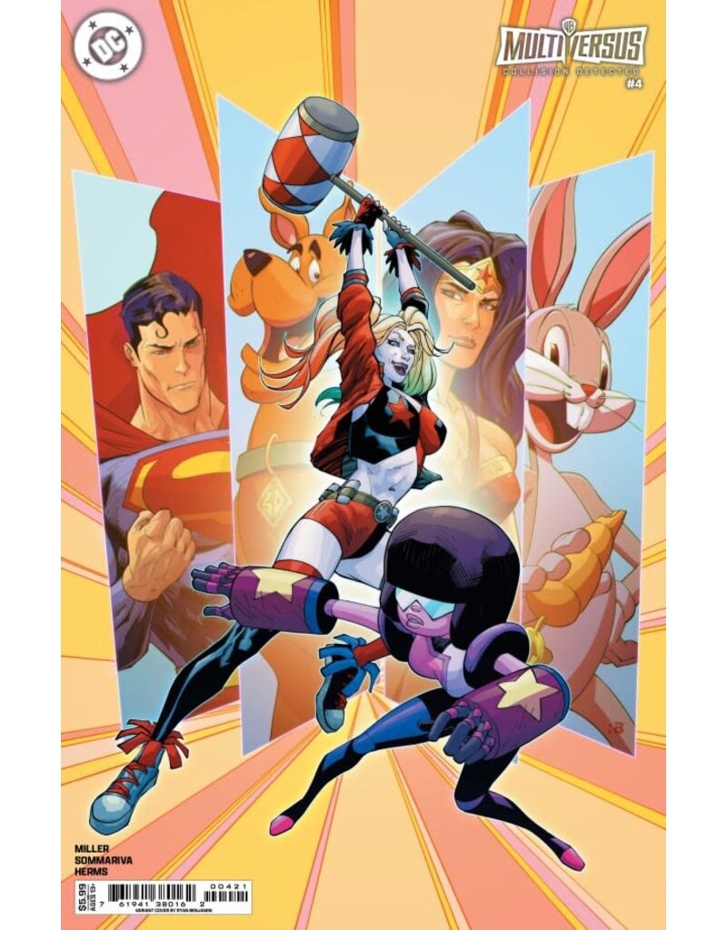 DC COMICS MultiVersus: Collision Detected #4 Cover B Ryan Benjamin Card Stock Variant