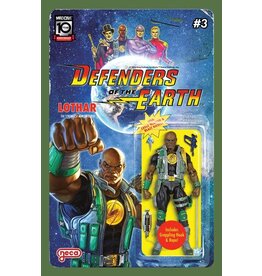 Defenders of the Earth #3 Cover B Djordje Djokovic Action Figure Variant