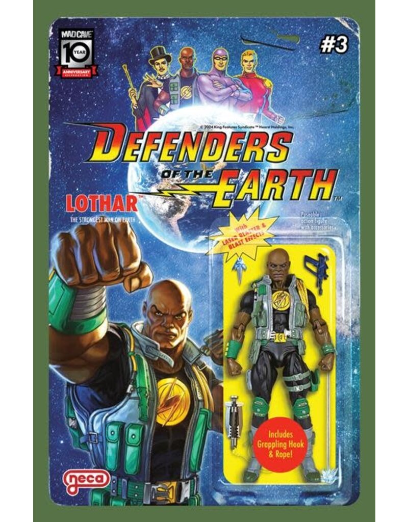 Defenders of the Earth #3 Cover B Djordje Djokovic Action Figure Variant