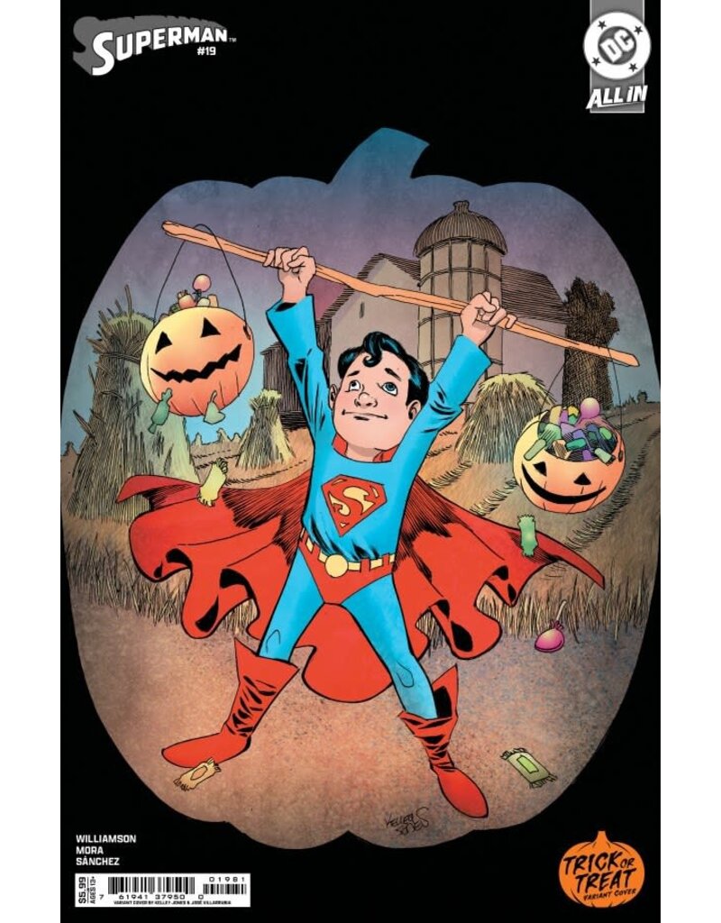 DC COMICS Superman #19 Cover E Kelley Jones Trick or Treat Card Stock Variant