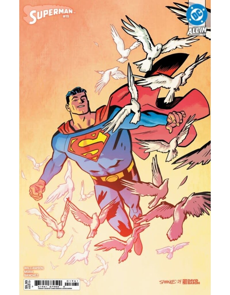 DC COMICS Superman #19 Cover D Chris Samnee Card Stock Variant