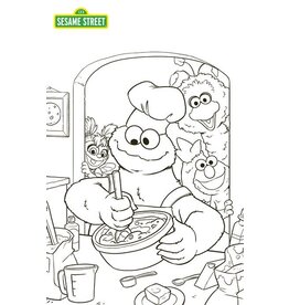 Sesame Street #3 Cover C Alison Acton Black & White Coloring Book Variant