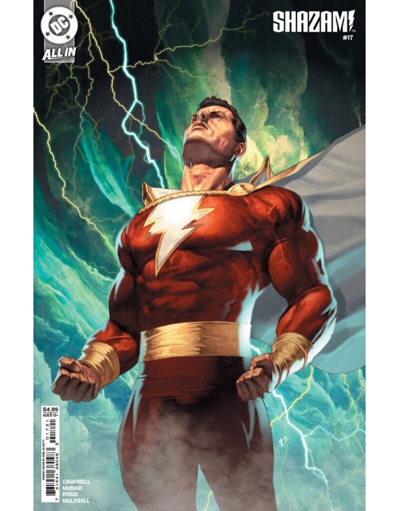 DC COMICS Shazam! #17 Cover B Ariel Olivetti Card Stock Variant
