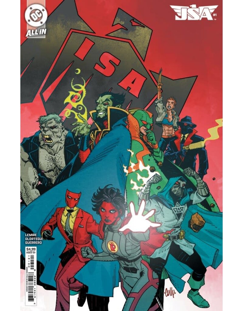 DC COMICS JSA #1 Cover B Cully Hamner Card Stock Variant