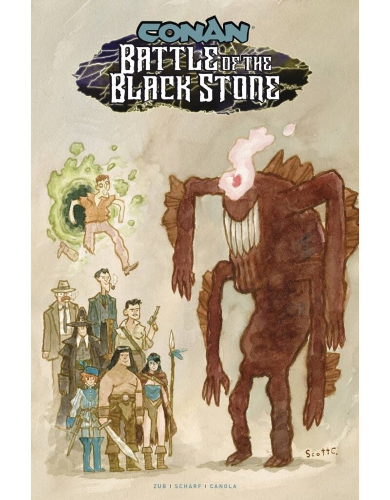Conan: Battle of the Black Stone #3 Cover B Scott Campbell Variant