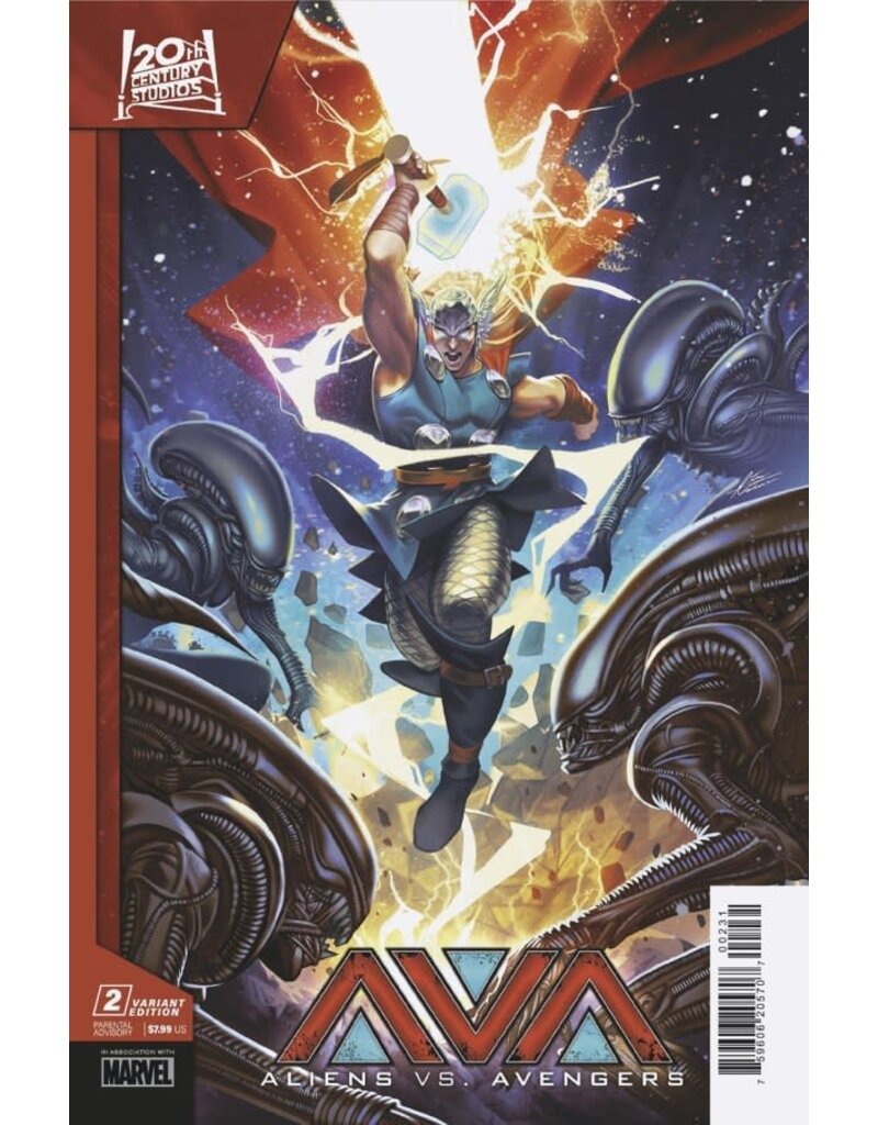 Marvel Comics Aliens vs. Avengers #2 Mateus Manhanini Variant