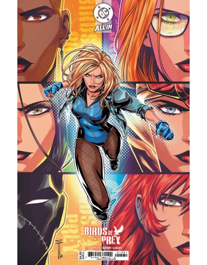 DC COMICS Birds of Prey #15 Cover C Serg Acuña Card Stock Variant