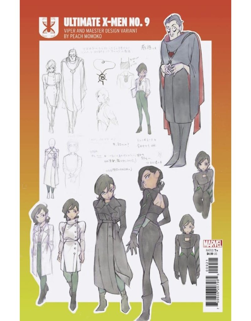 Marvel Comics Ultimate X-Men #9 Peach Momoko Design Variant