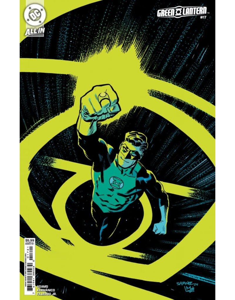 DC COMICS Green Lantern #17 Cover B Chris Samnee Card Stock Variant