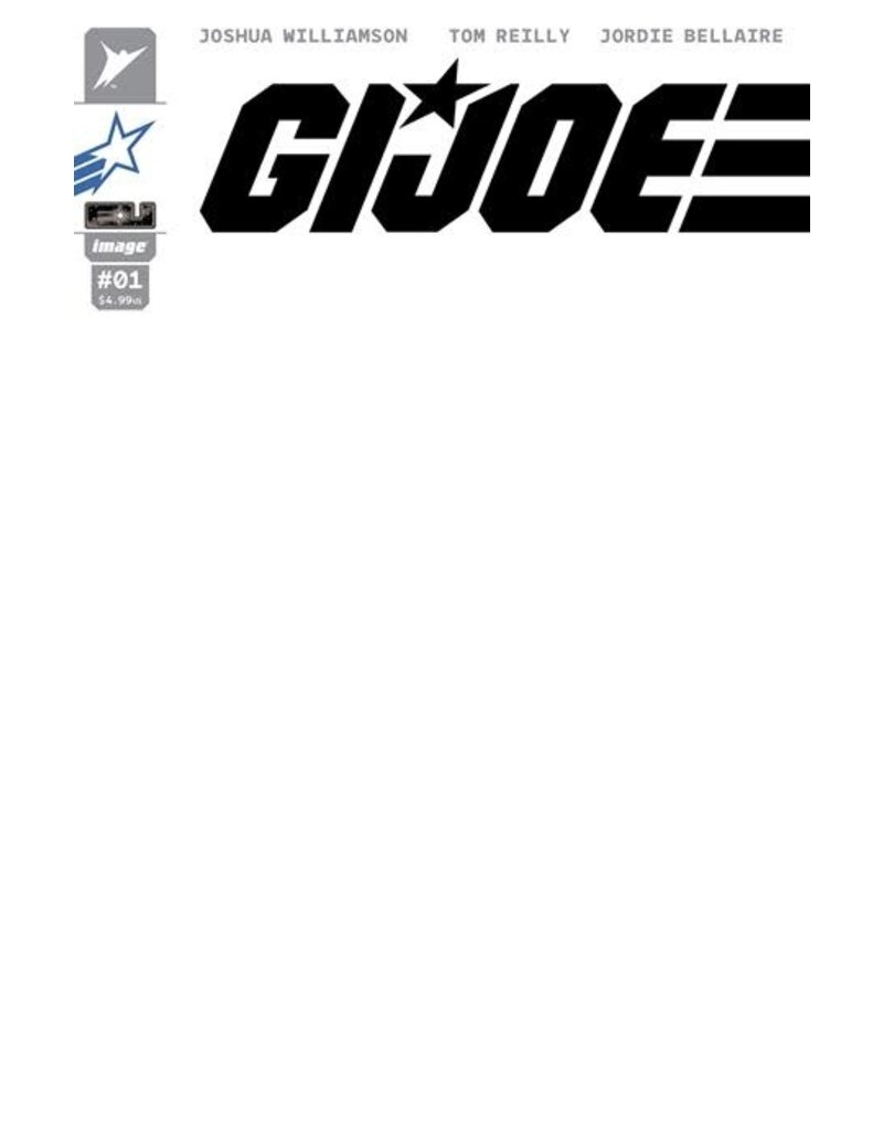 IMAGE COMICS G.I. Joe #1 Cover N G.I. Joe Blank Sketch Variant