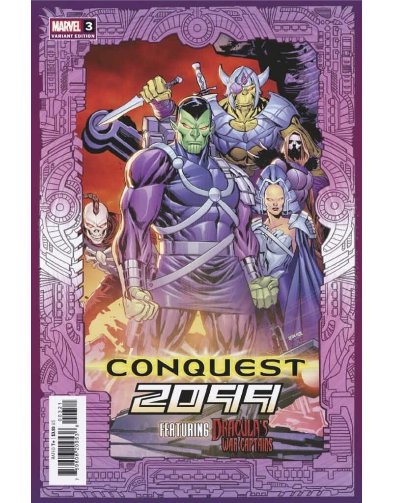 Marvel Comics Conquest 2099 #3 Ken Lashley Frame Variant
