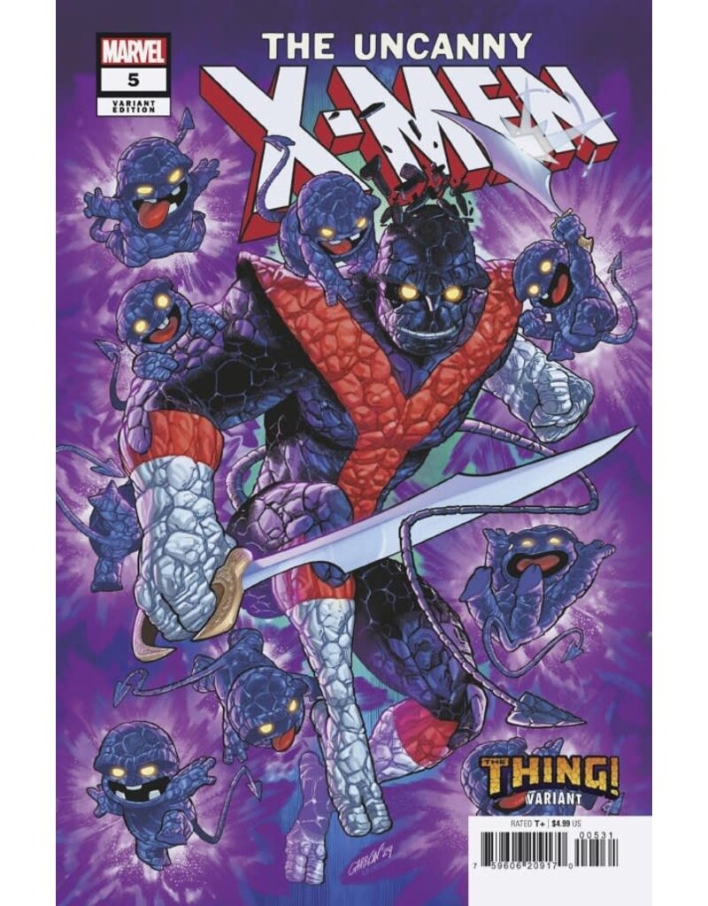 Marvel Comics Uncanny X-Men #5 Javier Garrón The Thing! Variant