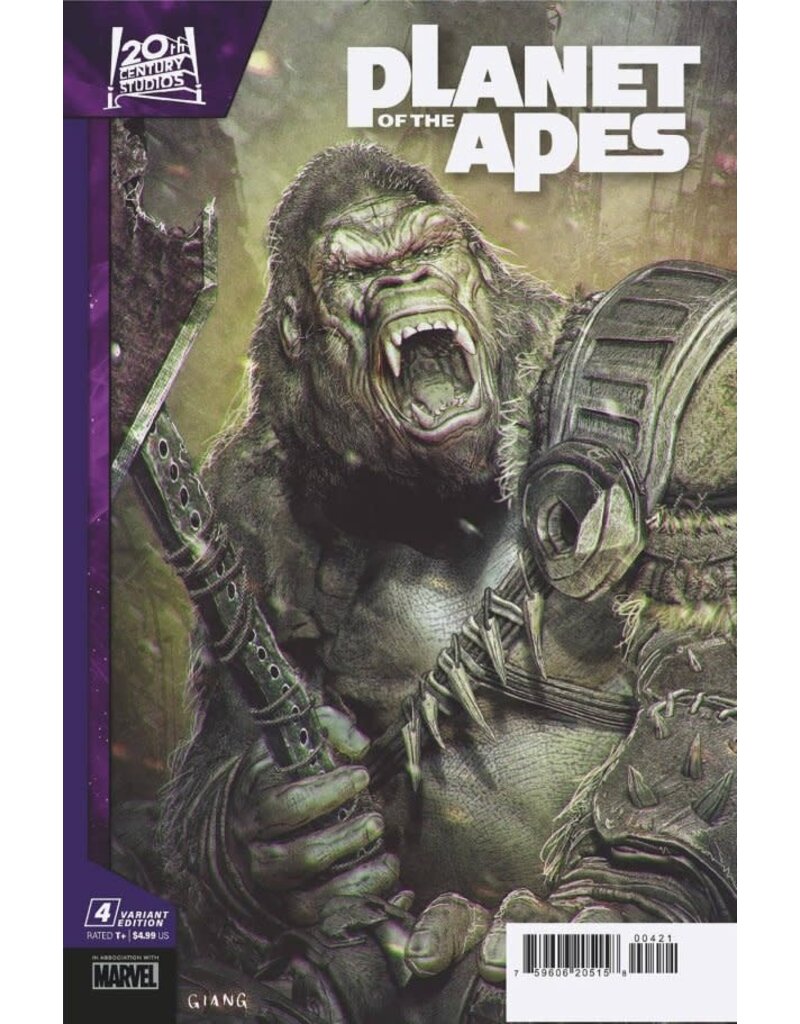 Marvel Planet of the Apes #4 John Giang Variant