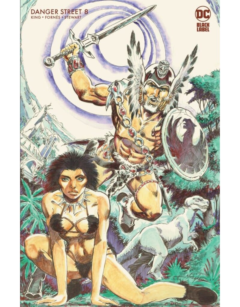 DC Danger Street #8 Cover B Mike Grell Card Stock Variant