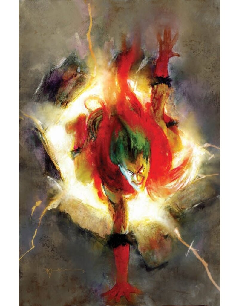 DC Danger Street #7 Cover B Bill Sienkiewicz Card Stock Variant