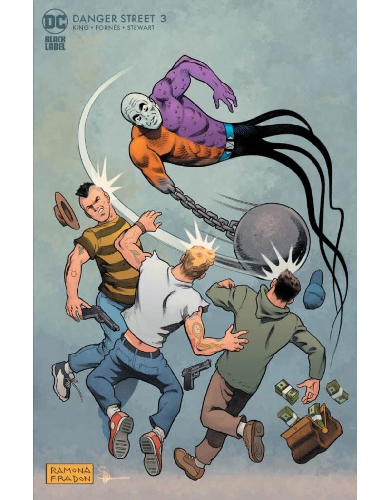 DC Danger Street #3 Cover B Ramona Fradon & Evan 'Doc' Shaner Card Stock Variant