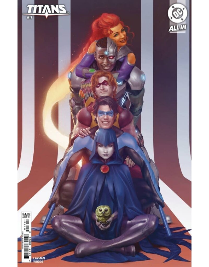 DC COMICS Titans #17 Cover B Rahzzah Card Stock Variant