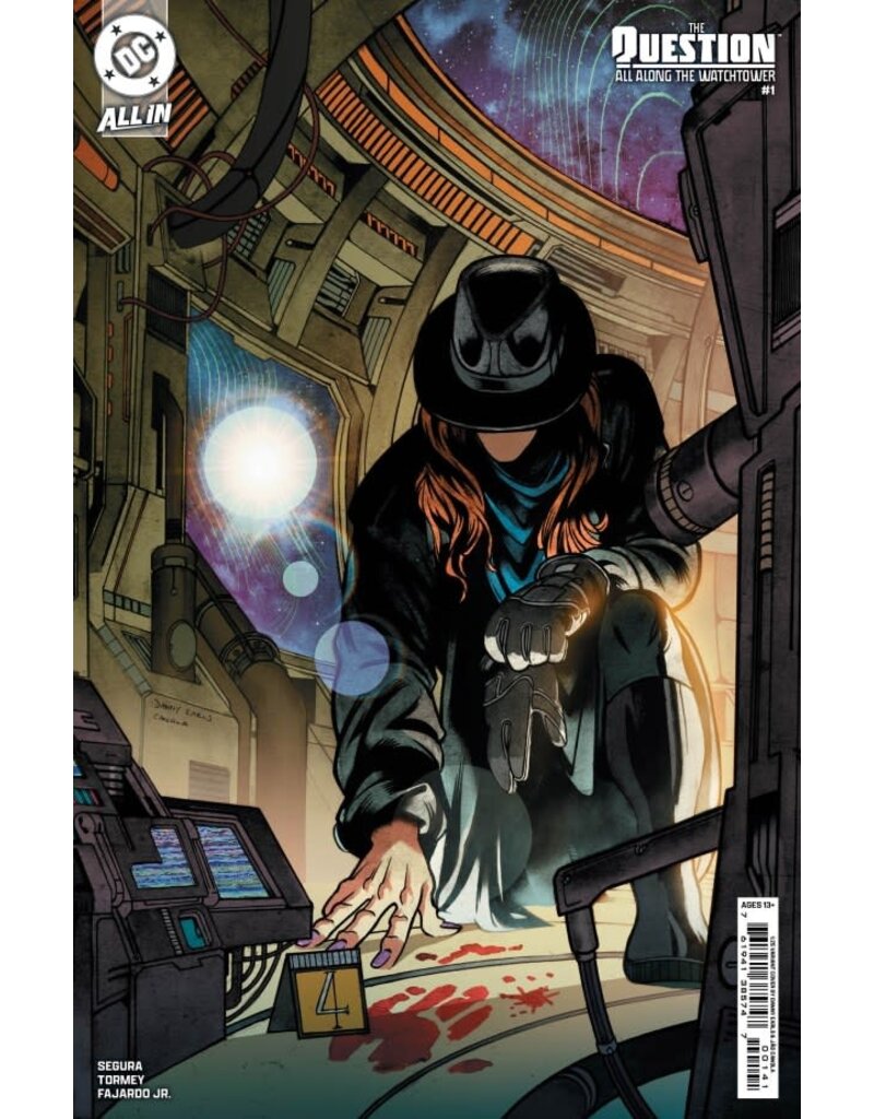 DC COMICS The Question: All Along the Watchtower #1 Cover D 1:25 Danny Earls Card Stock Variant