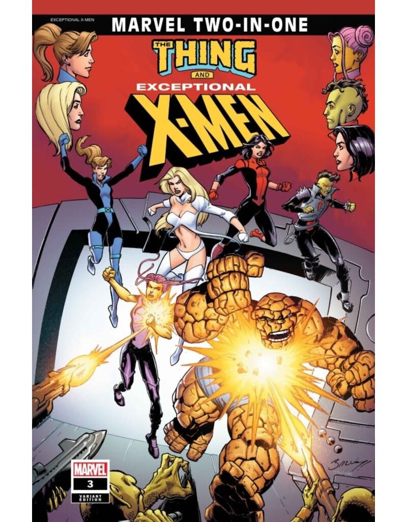 Marvel Comics Exceptional X-Men #3 Mark Bagley Marvel Two-in-One Variant