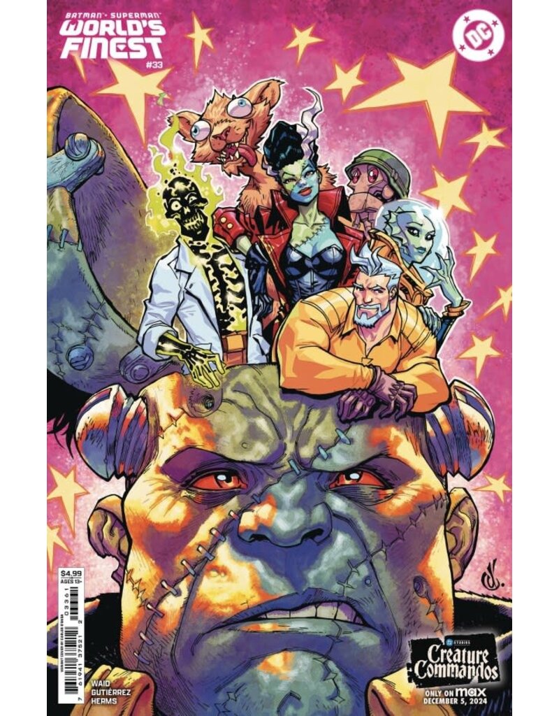 DC COMICS Batman / Superman: World's Finest #33 Cover D Carlos D'Anda Creature Commandos Card Stock Variant