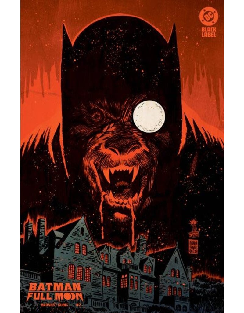 DC COMICS Batman: Full Moon #2 Cover B Francesco Francavilla Card Stock Variant