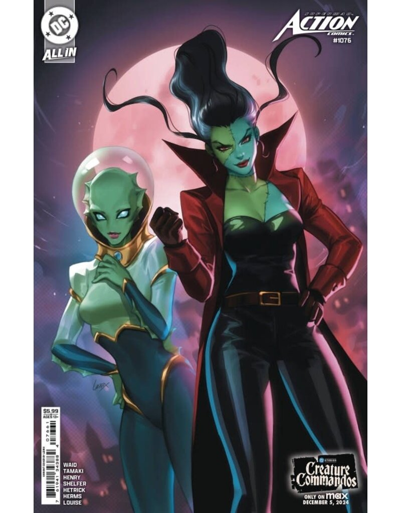 DC COMICS Action Comics #1076 Cover D Lesley 'Leirix' Li Creature Commandos Card Stock Variant